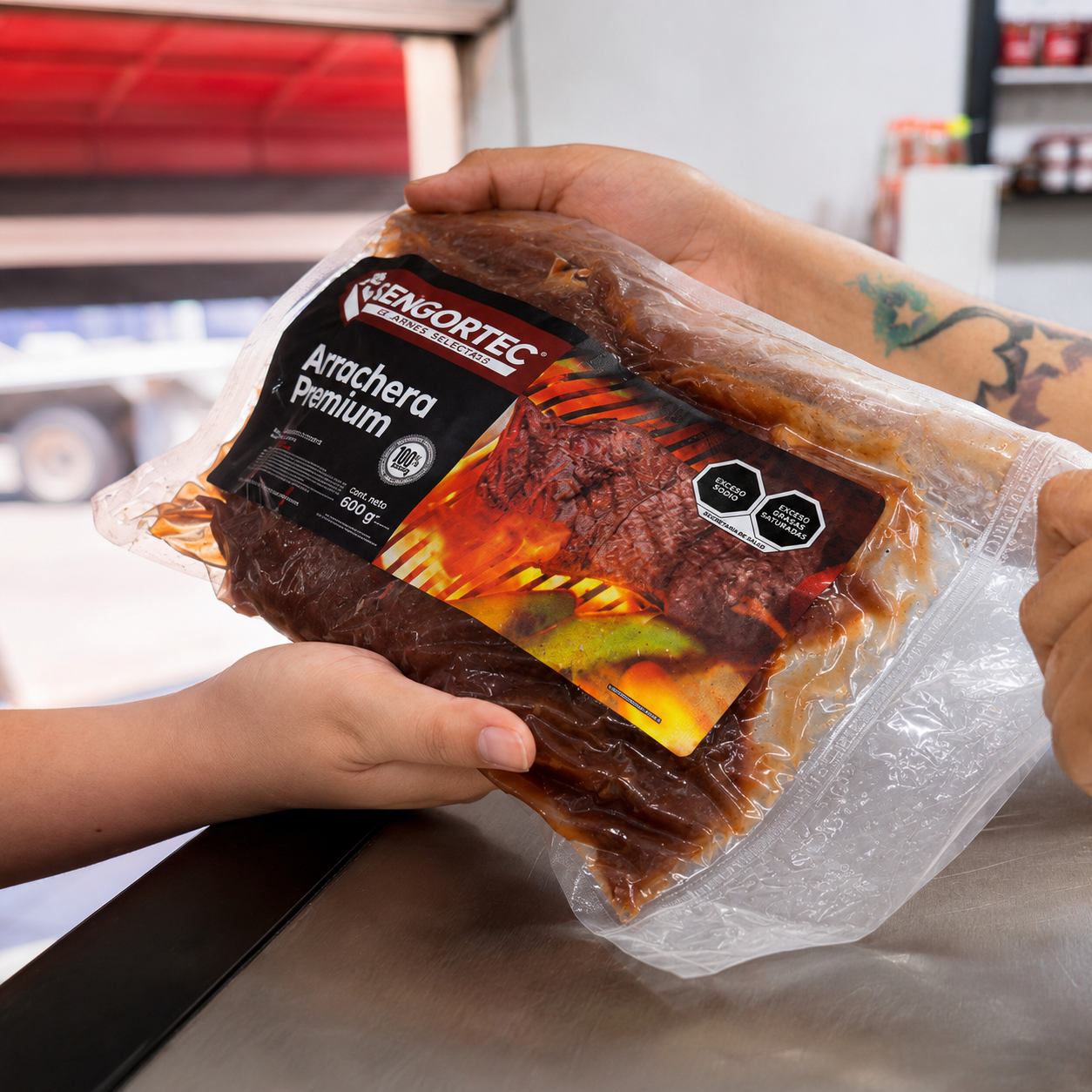 Arrachera de Carnes Supremas Vidrio