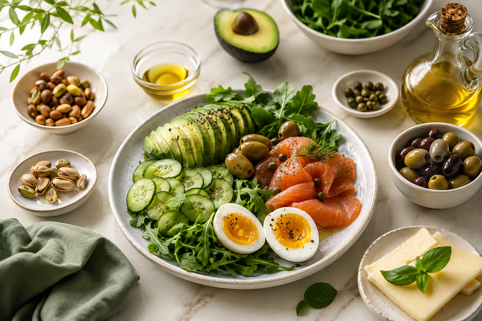 Preparación de alimentos Keto