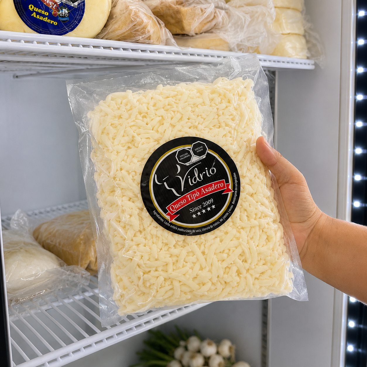 Queso disponible en Carnes Supremas Vidrio