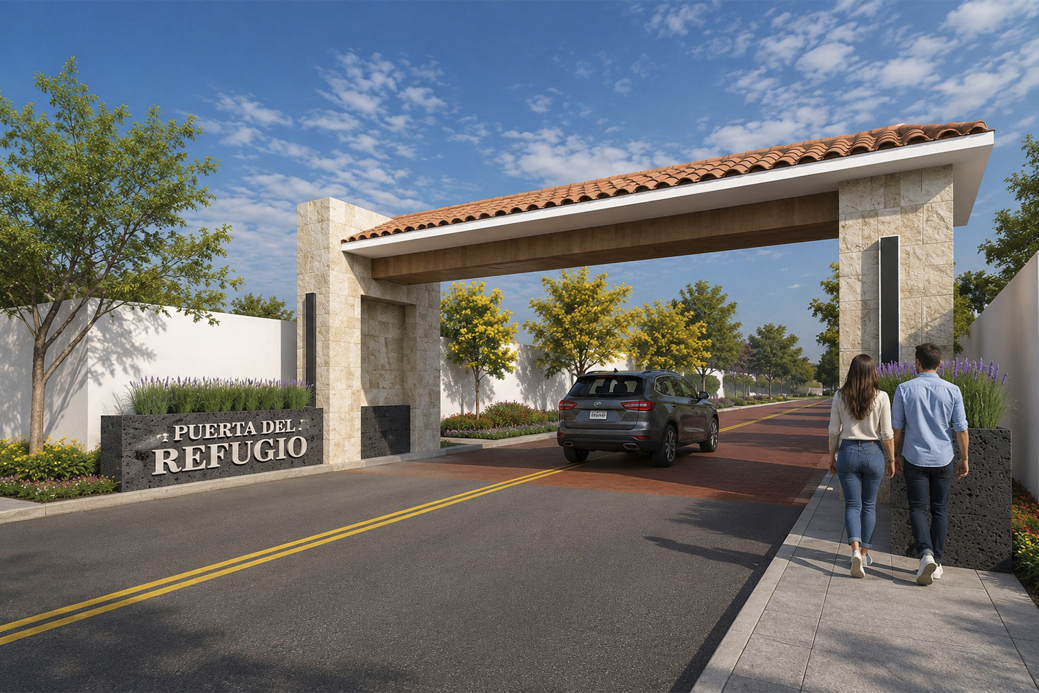 Render del proyecto Puerta del Refugio