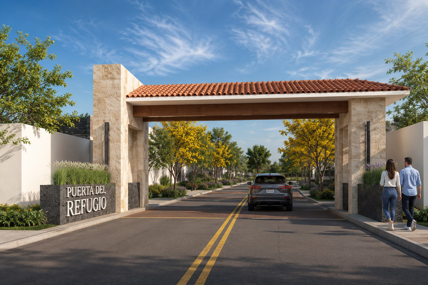 Render del proyecto Puerta del Refugio